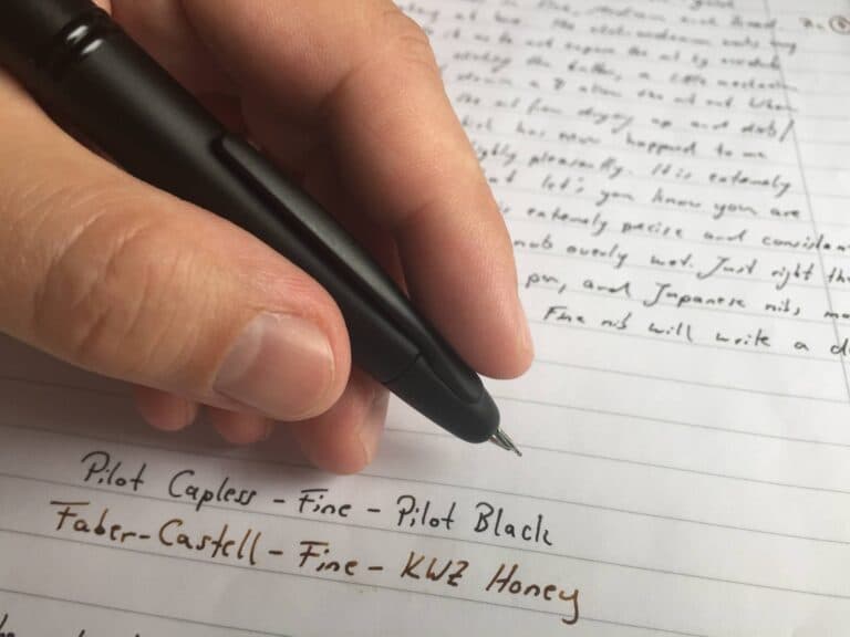 pilot capless fountain pen