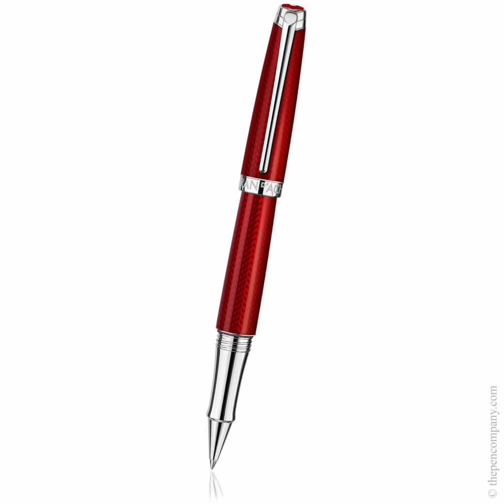 The Caran d’Ache Léman Rollerball Pen in Carmin Rouge