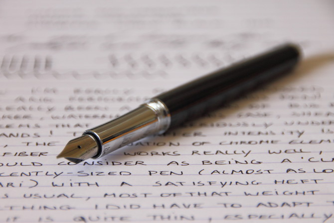 Sheaffer Intensity Carbon Fountain Pen Review