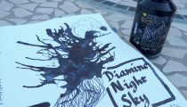 Diamine Shimmertastic Night Sky: Fountain Pen Ink Review
