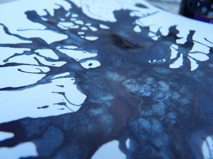 Diamine Night Sky shimmer