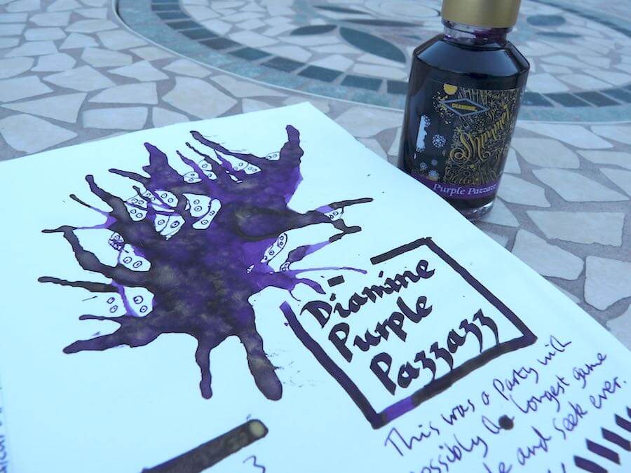 Diamine Purple Pazzazz ink review