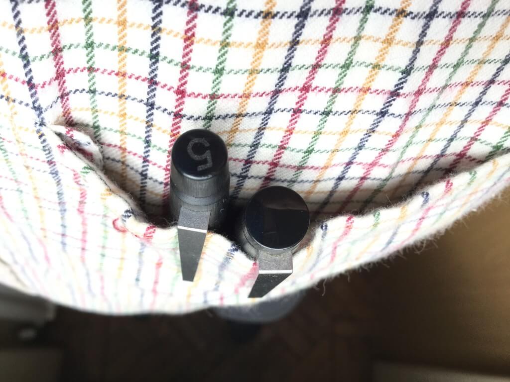 The fountain pen and the mechanical pencil - easy to distinguish in your shirt pocket
