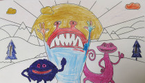 James Cobe – Age 7 – Colouring Competition Entry