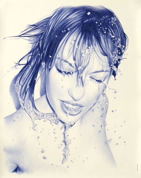 Juan-Francisco-Casas-Ballpoint-Pen-Art