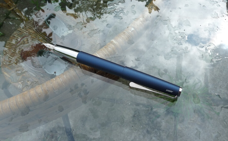 Lamy Studio fountain pen posted