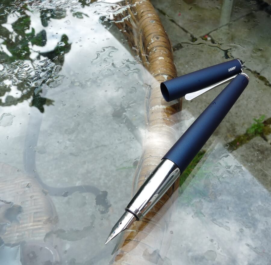 Lamy Studio fountain pen uncapped