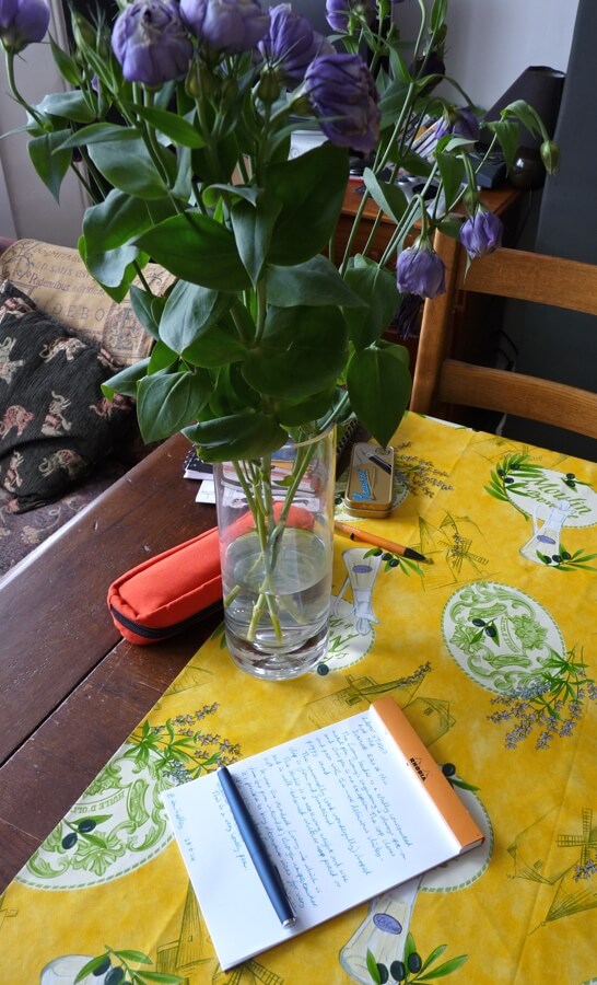 Lamy Studio fountain pen with flowers
