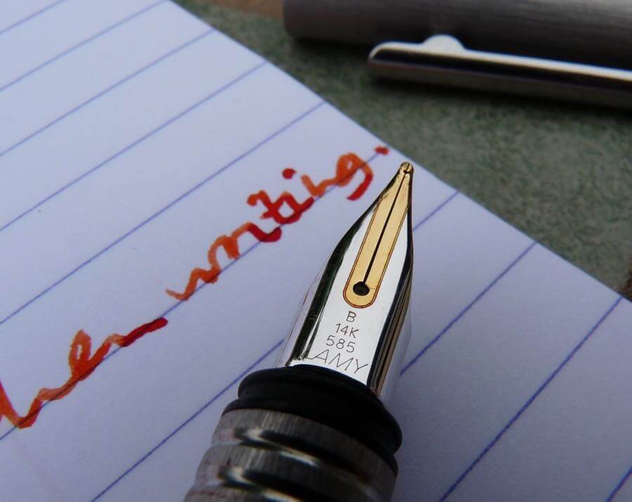 Lamy gold nib branding