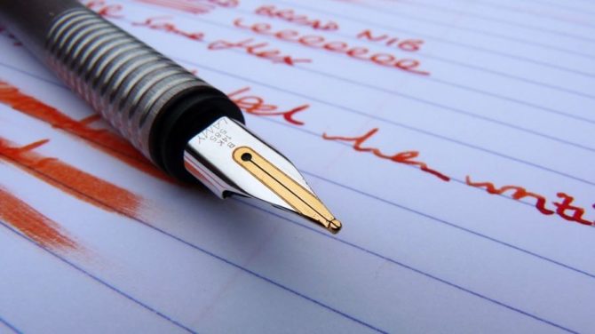 Lamy Z55 14K bi-colour gold nib review