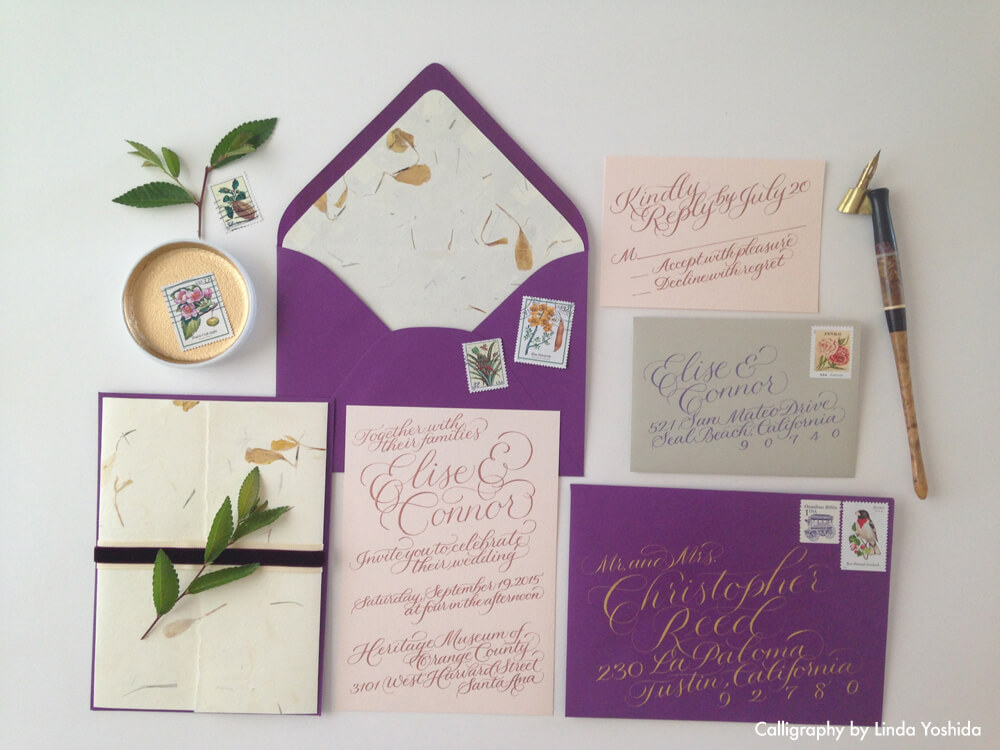 Linda-Yoshida-calligraphy-calligrapher-invitation