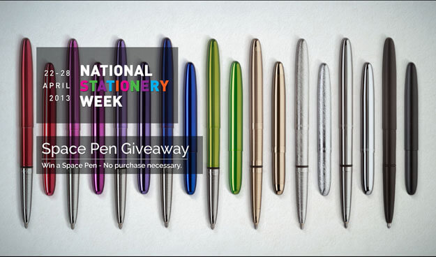 Space Pen Giveaway Winners