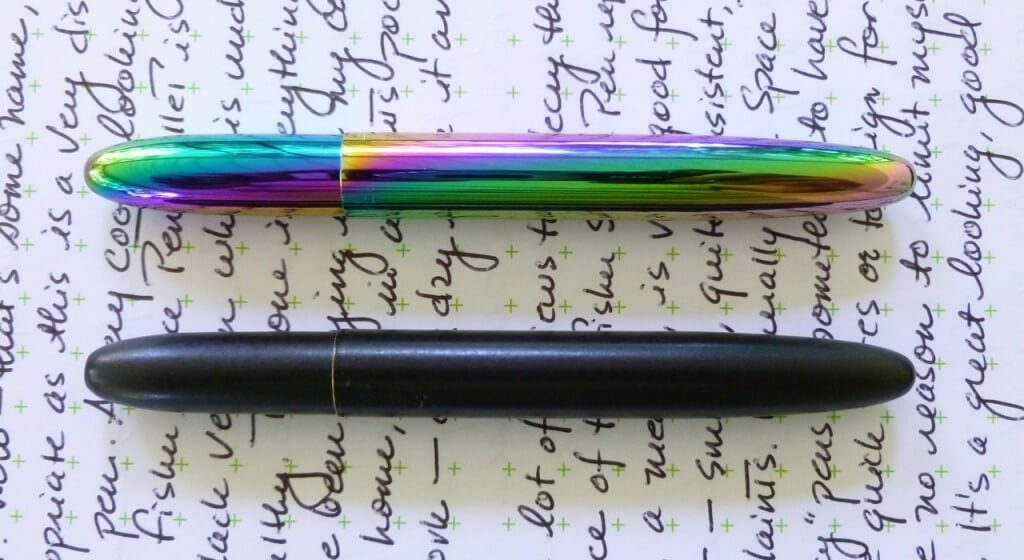 Rainbow vs. Matte Black Bullet Pen