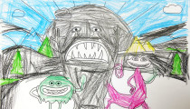 Rocco Schmacher – Age 5 – Colouring Competition Entry