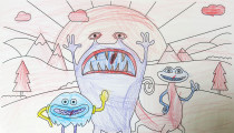 Star McCathy-Ball – Age 5 – Colouring Competition Entry