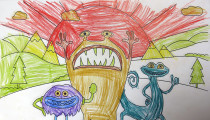 Thomas Portrickwood – Age 6 – Colouring Competition Entry