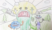 Willow Carr – Age 4 – Colouring Competition Entry