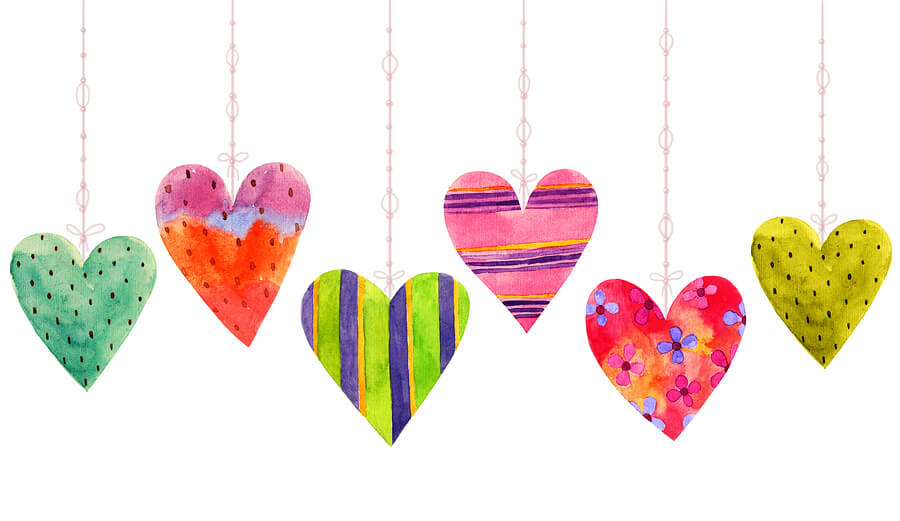 valentine's hearts