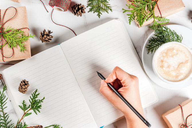 Journal prompts for Christmas