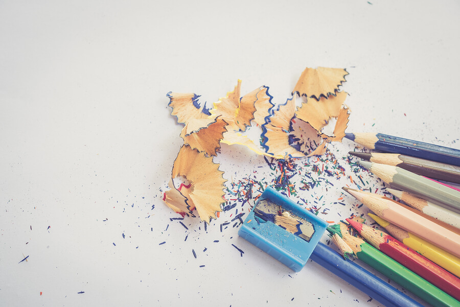 Pencil shavings