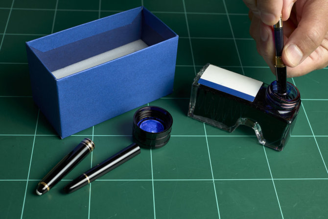 How to refill a fountain pen ink cartridge