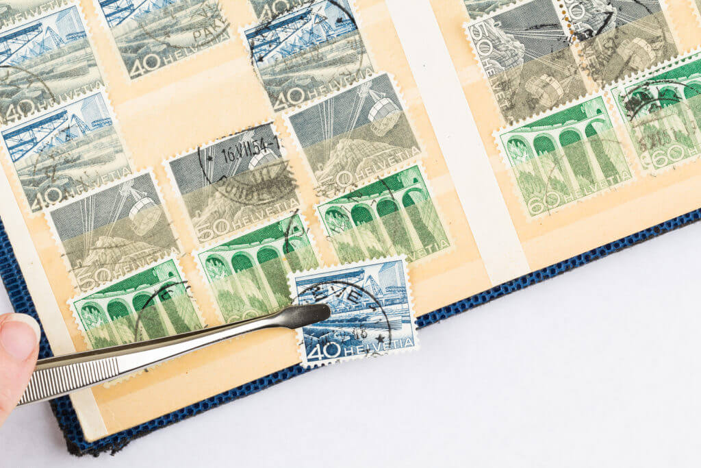 used postage stamps