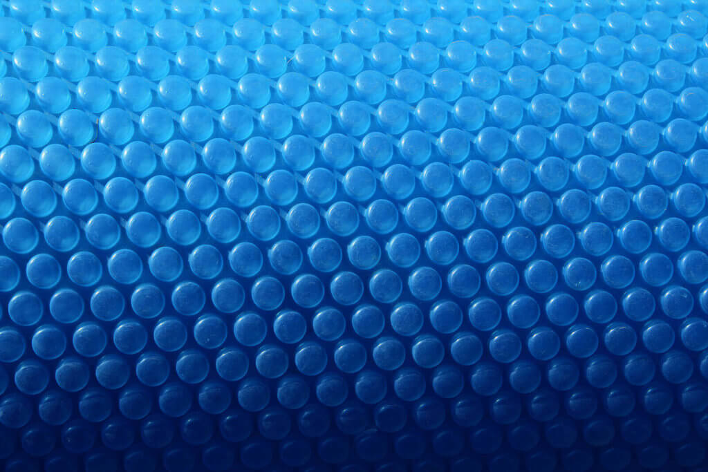 blue bubble wrap