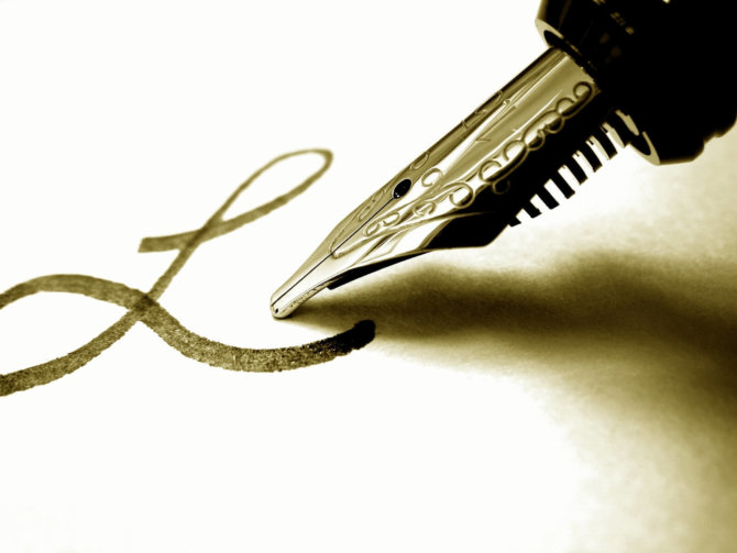 Which pens and pen brands do celebrities favour?