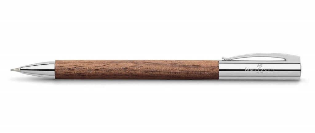 The Faber-Castell Ambition mechanical pencil in Walnut
