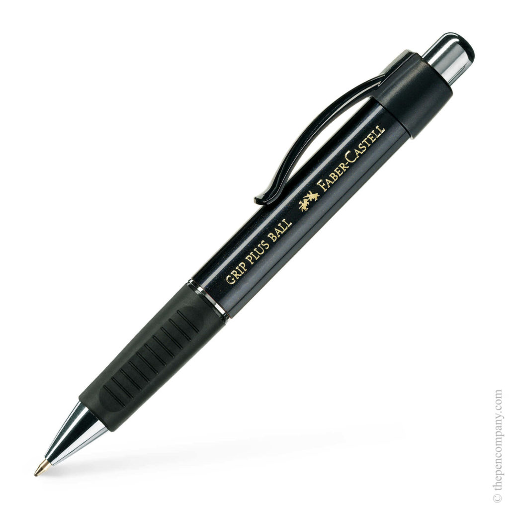 The Faber-Castell Grip Plus ballpoint pen in black