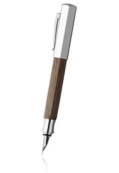 Faber-Castell Ondoro wood fountain pen in Oak