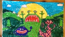 Finley Croome – Age 7 – Colouring Competition Entry