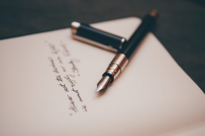 Top celebrity pen lovers