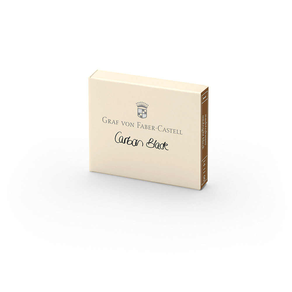 Graf von Faber-Castell ink cartridges in Carbon Black