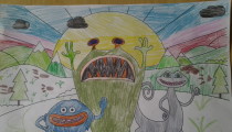 Isabelle Kingwell – Age 9 – Colouring-in Competition Entry