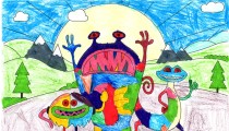 Jessica Croome – Age 5 – Colouring-in Competition Entry