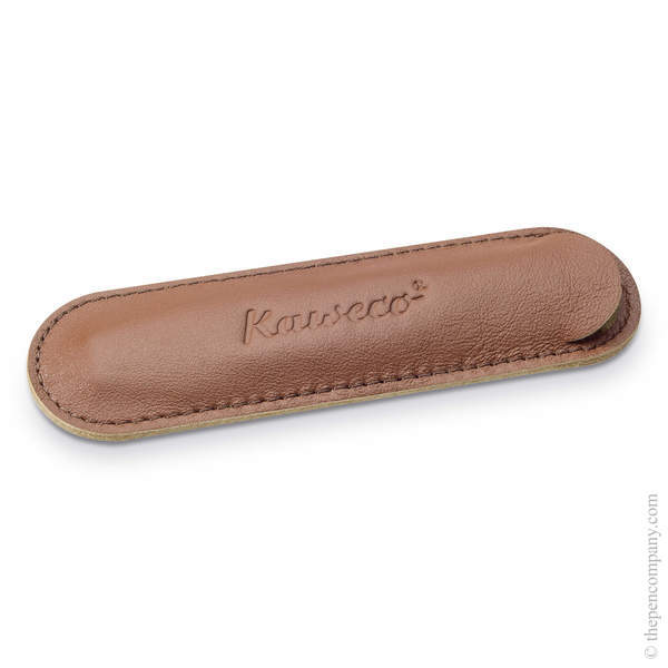 The Kaweco Eco leather pouch for Kaweco Sport pens in Brandy