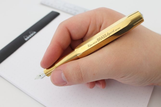 Kaweco Brass Sport fountain pen review