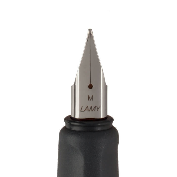 The nib of the Lamy Nexx M fountain pen