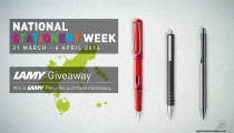 Win 1 of 3 Lamy Pens – National Stationery Week 2014