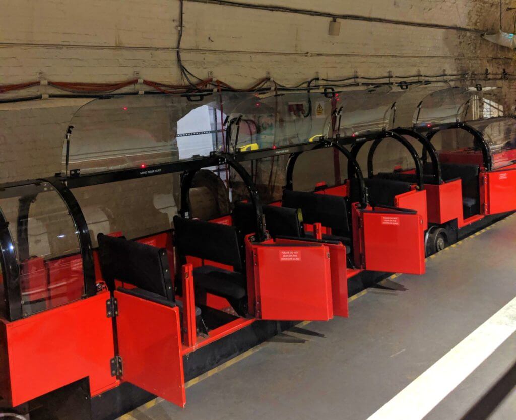 The Mail Rail tour train