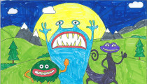 Olivia Newis – Age 7 1/2 – Colouring-in Competition Entry