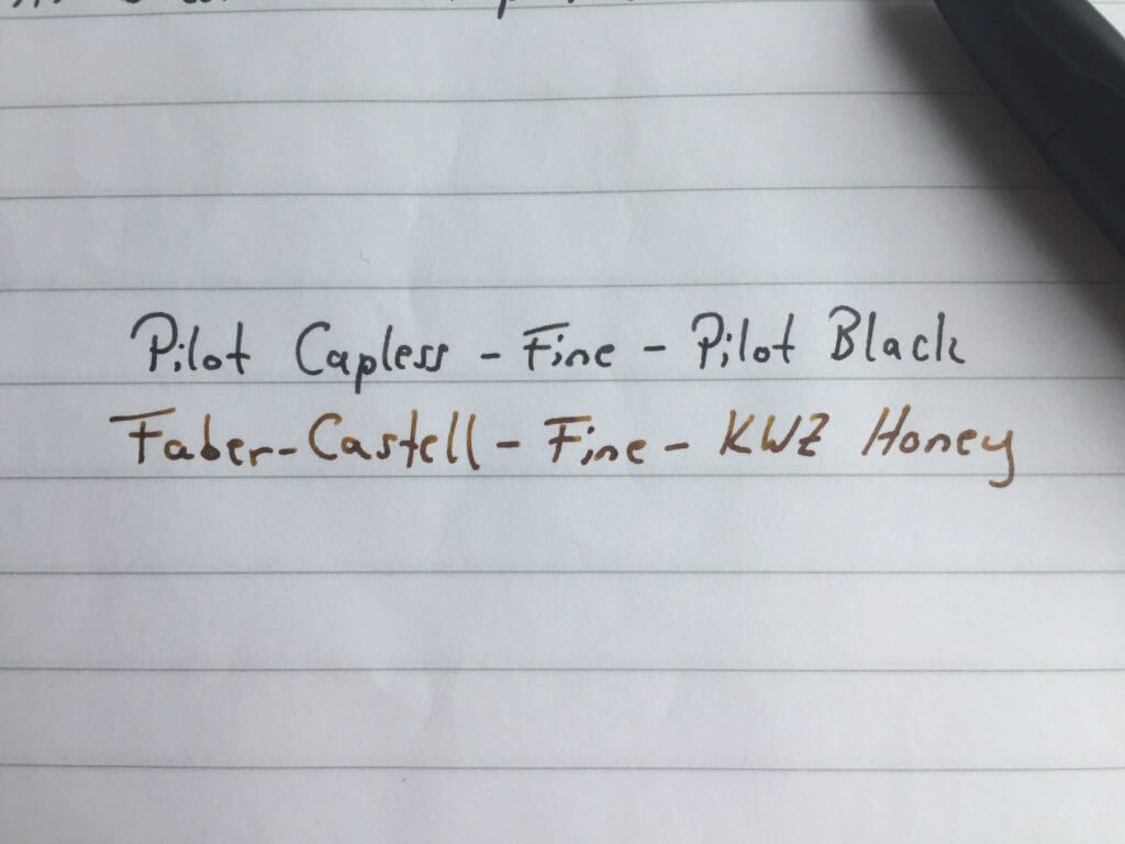 pilot capless fountain pen