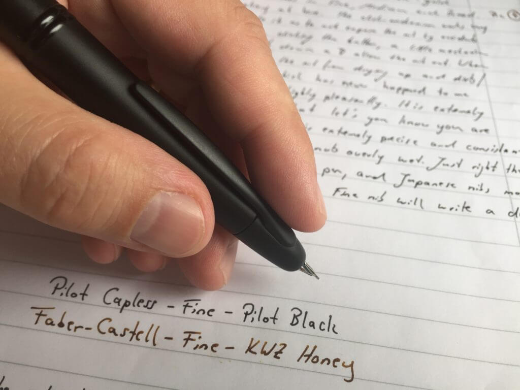 pilot capless fountain pen