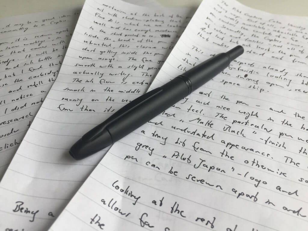 pilot capless fountain pen