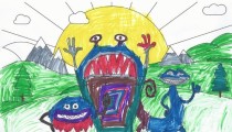 Rhys Butcher – Age 5 – Colouring-in Competition Entry