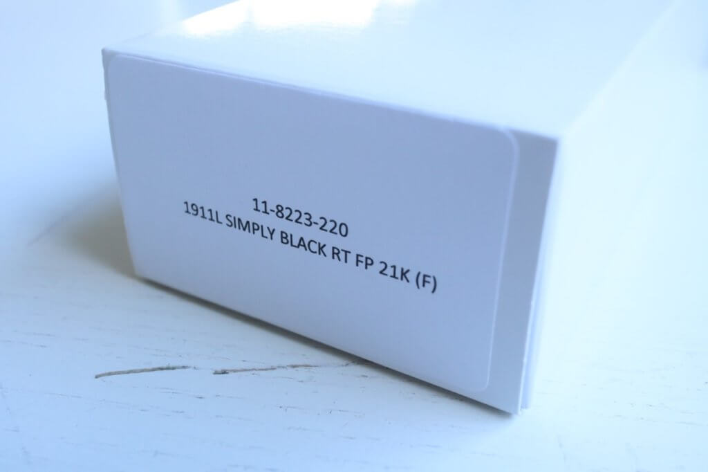The end of the box containing a Sailor 1911 Ringless fountain pen
