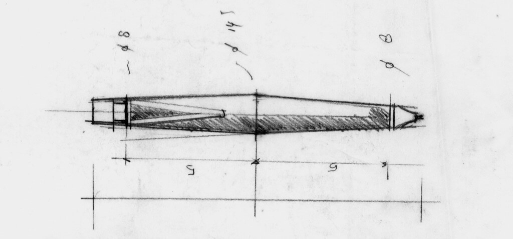 Hannes Wettstein's early sketch of the scribble (Image © Studio Hannes Wettstein)